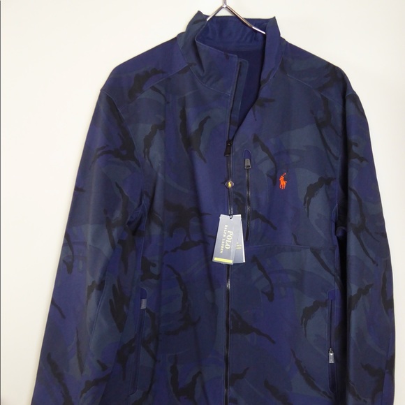 Polo Ralph Lauren Softshell Camo Jacket Water Rep. - Picture 2 of 12